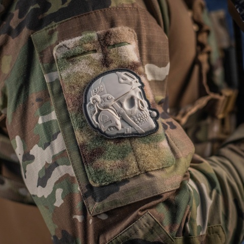 M-TAC Naszywka na rzep Operator 3D PVC White