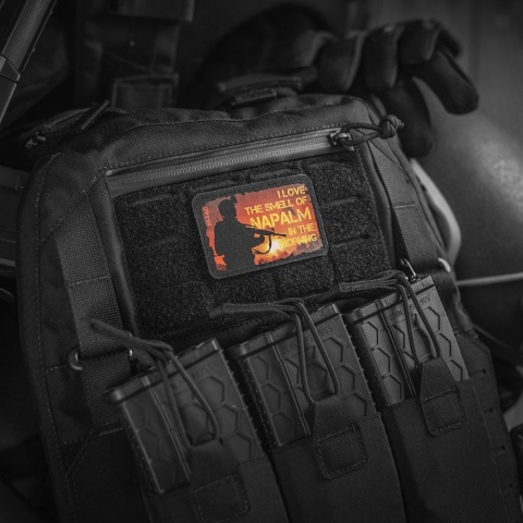 M-TAC Naszywka na rzep Smell of Napalm Black