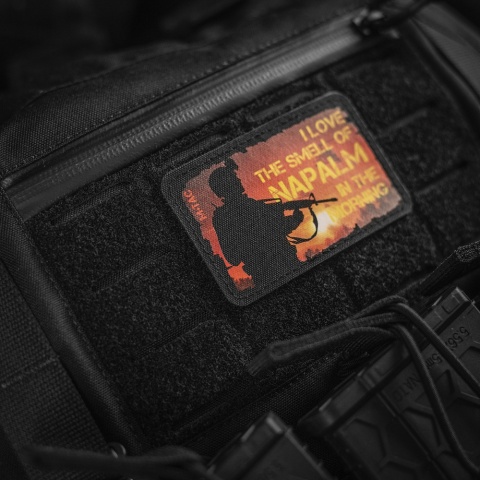M-TAC Naszywka na rzep Smell of Napalm Black