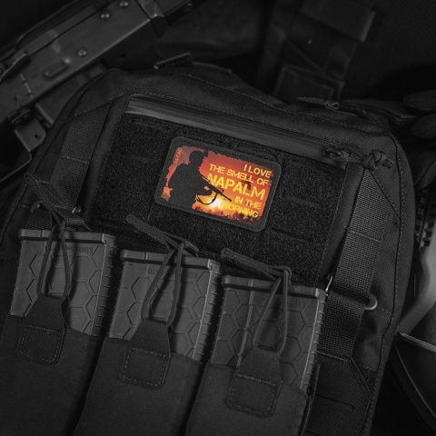 M-TAC Naszywka na rzep Smell of Napalm Black