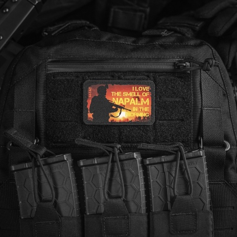 M-TAC Naszywka na rzep Smell of Napalm Black