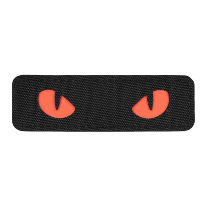 M-TAC Naszywka na rzep Cat Eyes Laser Cut Black/Red GID