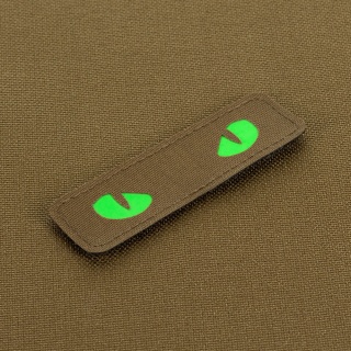 M-TAC Naszywka na rzep Cat Eyes Laser Cut Coyote/Green GID