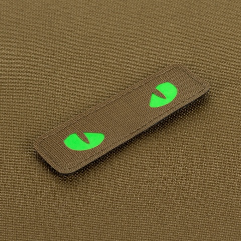M-TAC Naszywka na rzep Cat Eyes Laser Cut Coyote/Green GID
