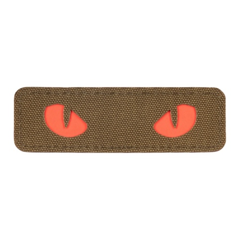M-TAC Naszywka na rzep Cat Eyes Laser Cut Coyote/Red GID