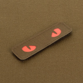 M-TAC Naszywka na rzep Cat Eyes Laser Cut Coyote/Red GID