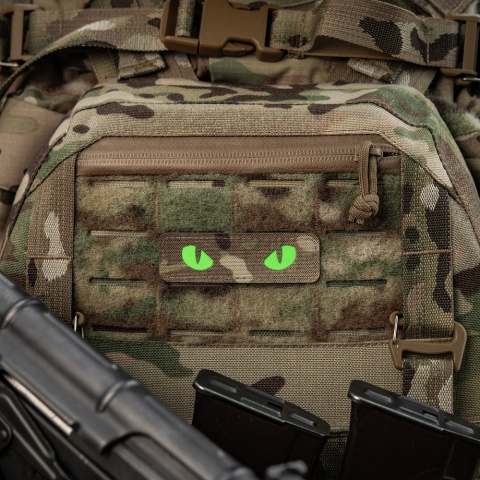 M-TAC Naszywka na rzep Cat Eyes Laser Cut MultiCam® Green GID