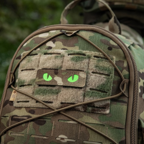 M-TAC Naszywka na rzep Cat Eyes Laser Cut MultiCam® Green GID