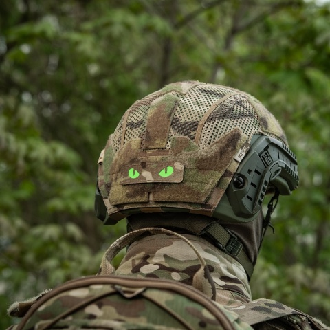M-TAC Naszywka na rzep Cat Eyes Laser Cut MultiCam® Green GID