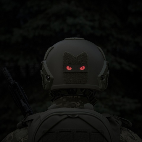 M-TAC Naszywka na rzep Cat Eyes Laser Cut Ranger Green/Red GID