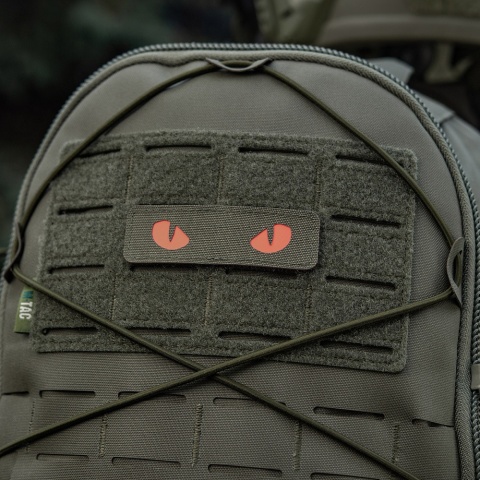 M-TAC Naszywka na rzep Cat Eyes Laser Cut Ranger Green/Red GID