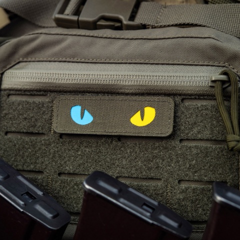 M-TAC Naszywka na rzep Cat Eyes Laser Cut Ranger Green/Yellow Blue GID