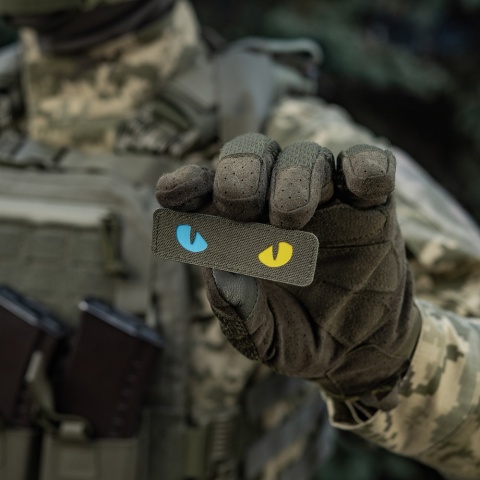 M-TAC Naszywka na rzep Cat Eyes Laser Cut Ranger Green/Yellow Blue GID