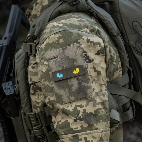 M-TAC Naszywka na rzep Cat Eyes Laser Cut Ranger Green/Yellow Blue GID