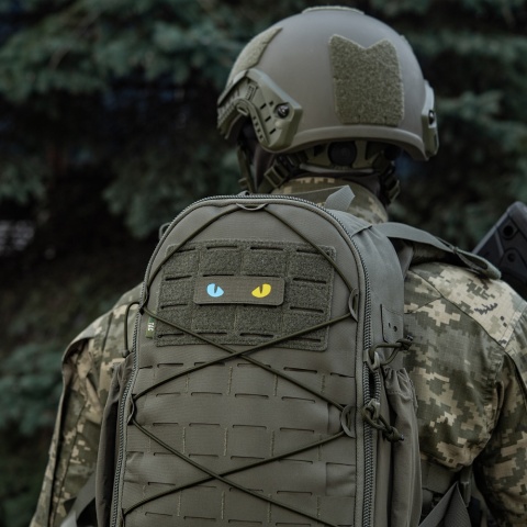 M-TAC Naszywka na rzep Cat Eyes Laser Cut Ranger Green/Yellow Blue GID