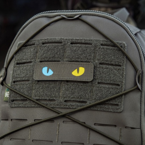 M-TAC Naszywka na rzep Cat Eyes Laser Cut Ranger Green/Yellow Blue GID