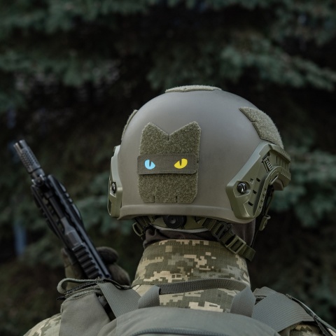 M-TAC Naszywka na rzep Cat Eyes Laser Cut Ranger Green/Yellow Blue GID