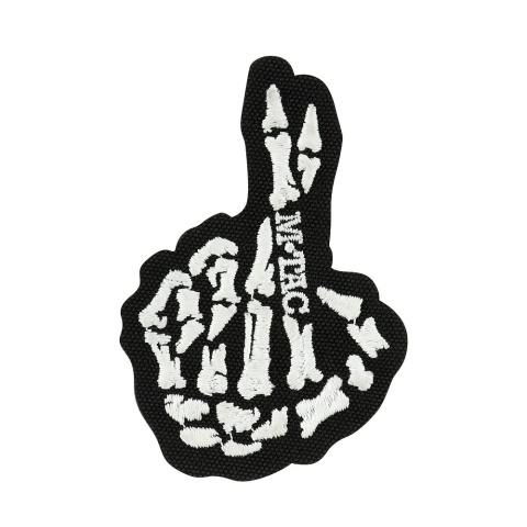 M-TAC Naszywka na rzep Crossed Fingers Haft Black