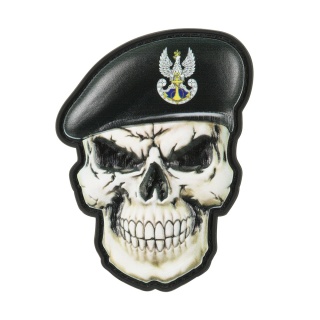 M-TAC Naszywka na rzep Czaszka w Berecie Polska Marynarka Wojenna Black