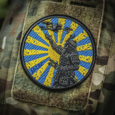M-TAC Naszywka na rzep Droga Samuraja Haftowana Black