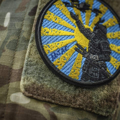 M-TAC Naszywka na rzep Droga Samuraja Haftowana Black