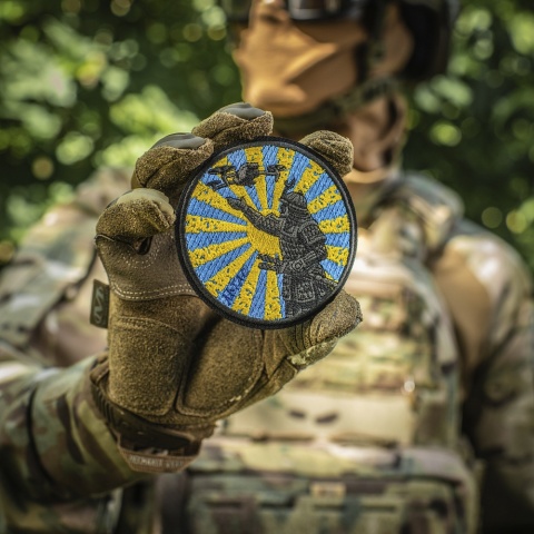M-TAC Naszywka na rzep Droga Samuraja Haftowana Black