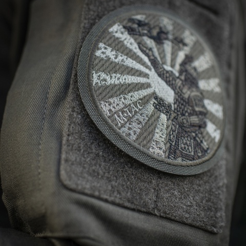 M-TAC Naszywka na rzep Droga Samuraja Haftowana Olive Ranger Green