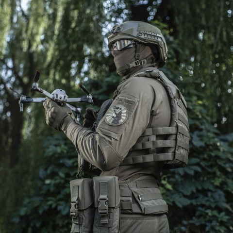 M-TAC Naszywka na rzep Droga Samuraja Haftowana Olive Ranger Green
