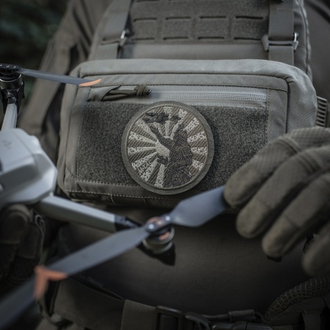 M-TAC Naszywka na rzep Droga Samuraja Haftowana Olive Ranger Green
