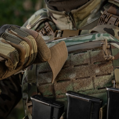 M-TAC Naszywka na rzep Flaga Ukrainy z Trójzębem SZU PVC Coyote