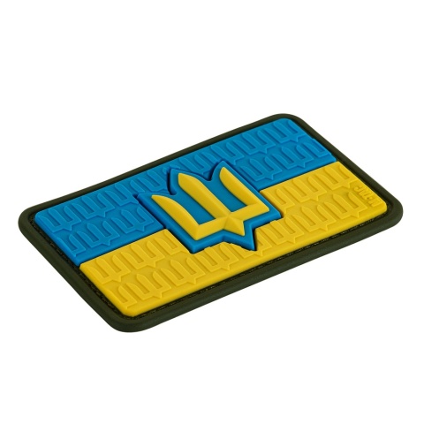 M-TAC Naszywka na rzep Flaga Ukrainy z Trójzębem SZU PVC Full Color