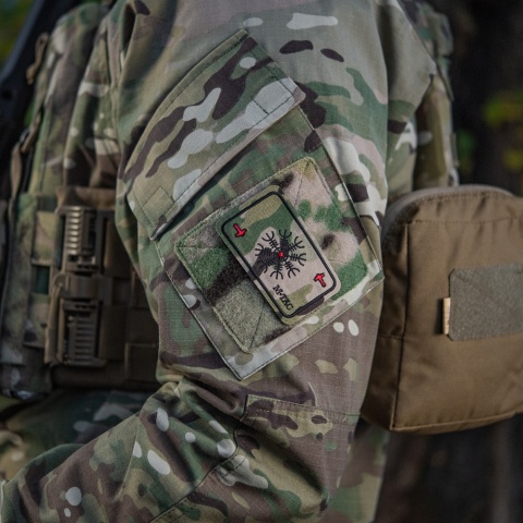 M-TAC Naszywka na rzep Karta Hełm Grozy Haftowana MultiCam®