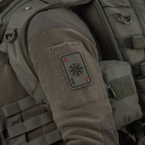 M-TAC Naszywka na rzep Karta Hełm Grozy Haftowana Ranger Green