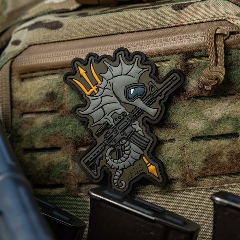 M-TAC Naszywka na rzep Konik Morski PVC Coyote