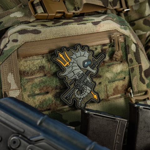 M-TAC Naszywka na rzep Konik Morski PVC Coyote