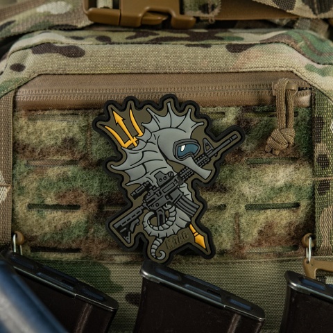 M-TAC Naszywka na rzep Konik Morski PVC Coyote
