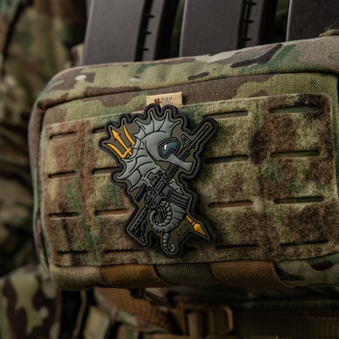 M-TAC Naszywka na rzep Konik Morski PVC Coyote
