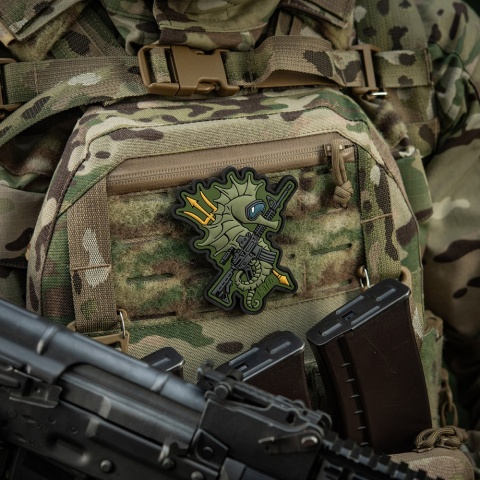 M-TAC Naszywka na rzep Konik Morski PVC Olive