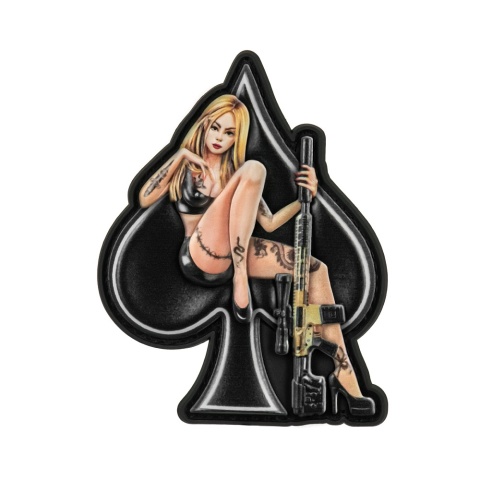 M-TAC Naszywka na rzep Lady of Spades PVC