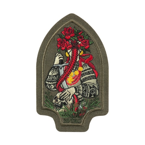 M-TAC Naszywka na rzep Motanka Haftowana Ranger Green