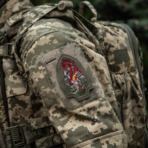 M-TAC Naszywka na rzep Motanka Haftowana Ranger Green