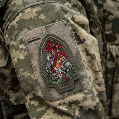 M-TAC Naszywka na rzep Motanka Haftowana Ranger Green