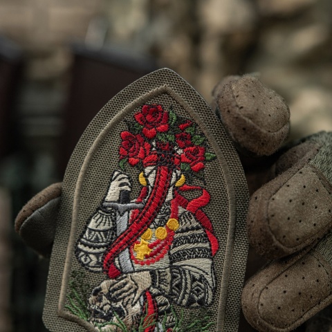 M-TAC Naszywka na rzep Motanka Haftowana Ranger Green