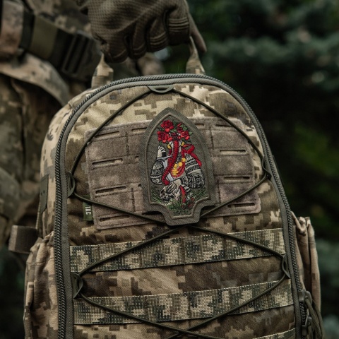 M-TAC Naszywka na rzep Motanka Haftowana Ranger Green