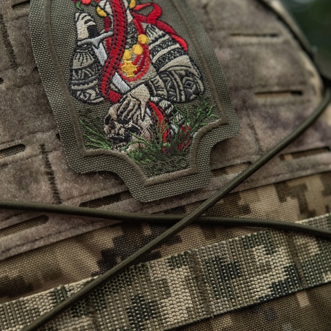 M-TAC Naszywka na rzep Motanka Haftowana Ranger Green