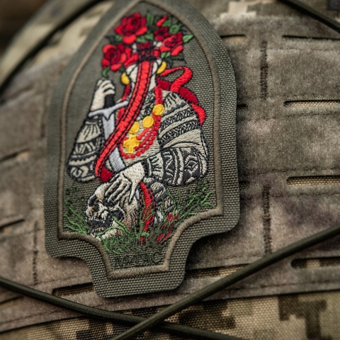M-TAC Naszywka na rzep Motanka Haftowana Ranger Green
