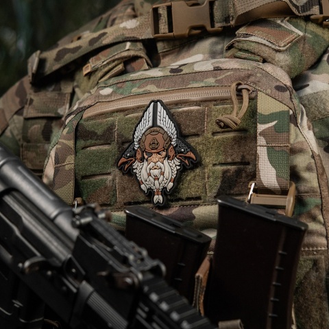 M-TAC Naszywka na rzep Odin Tactical 3D PVC White/Coyote