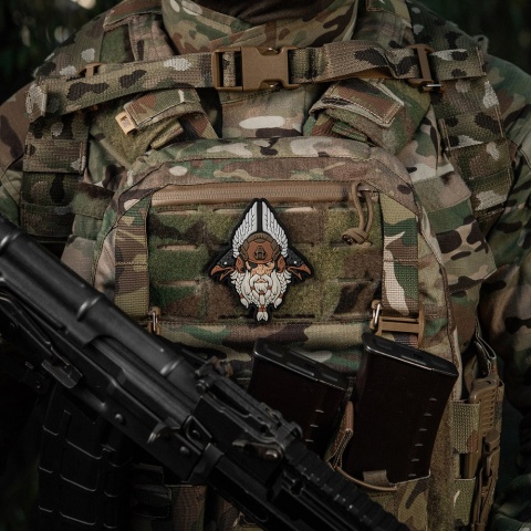 M-TAC Naszywka na rzep Odin Tactical 3D PVC White/Coyote