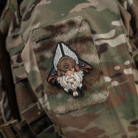M-TAC Naszywka na rzep Odin Tactical 3D PVC White/Coyote