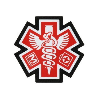 M-TAC Naszywka na rzep Paramedic Black
